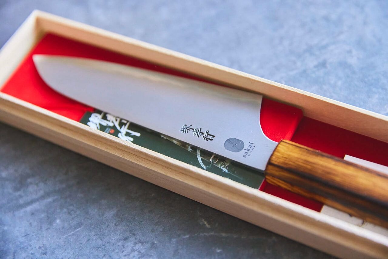 ‘Baikoku’ Santoku Knife (Sakai Kitchen Original)