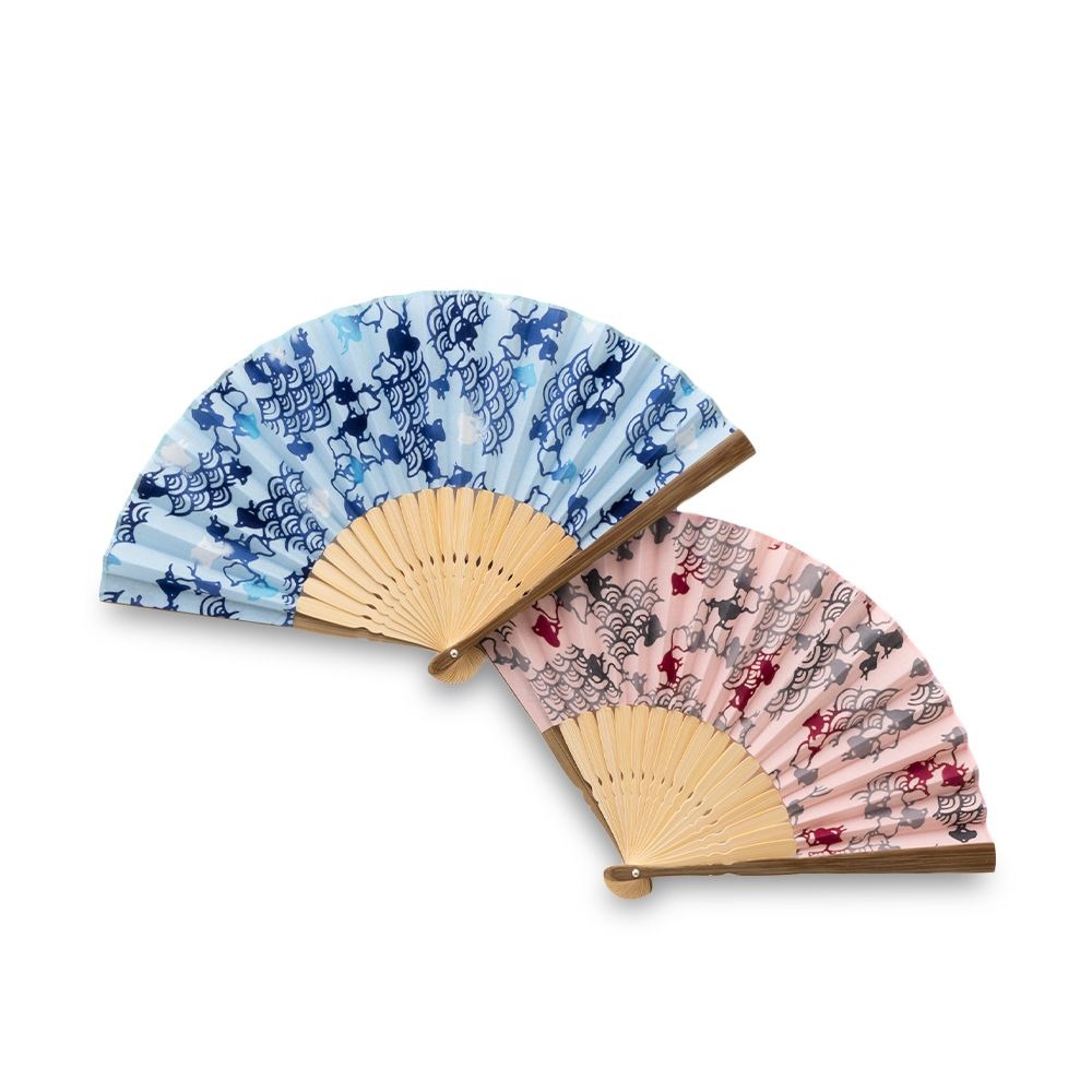 第4回　【左海壺人】注染扇子　ケース付き 